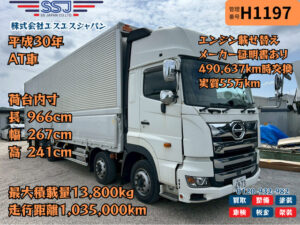 【走行49万km時エンジン載せ替え済実質50万km】日野/プロフィア