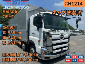 【定番ボディ×メッキパーツ×白塗装済】日野/プロフィア